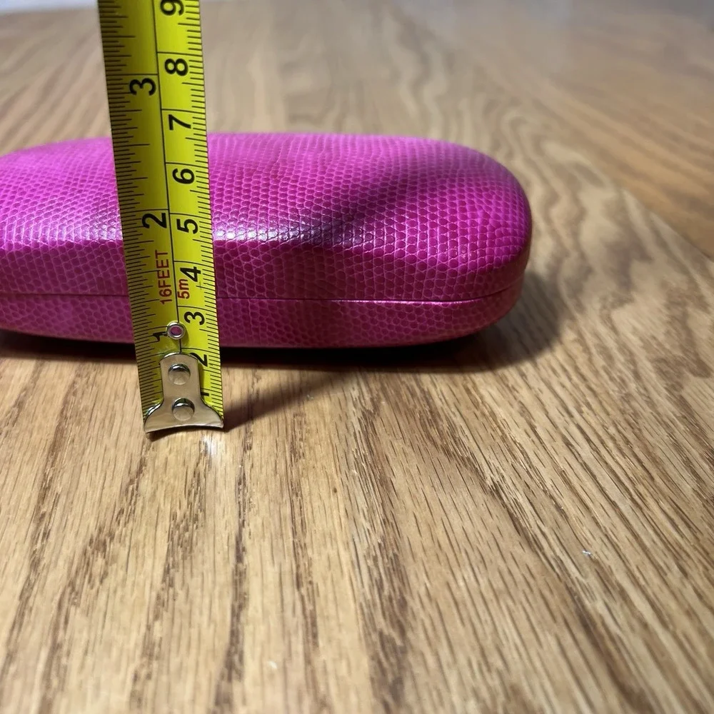 Lily Pulitzer Eye Glasses Case Hot Magenta Pink Hard Clamshell